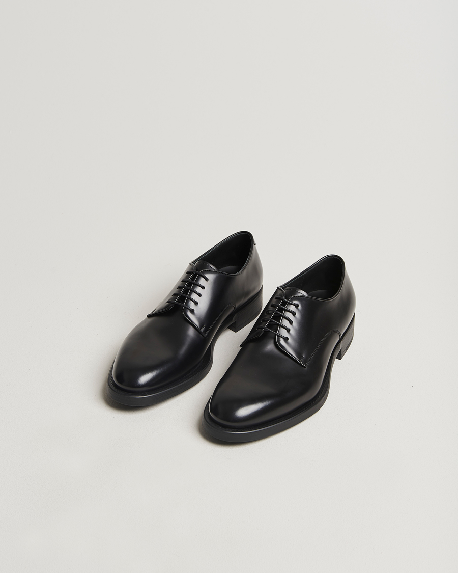 Herr | Giorgio Armani Lace Up Derby Shoes Black Calf | Giorgio Armani | Lace Up Derby Shoes Black Calf