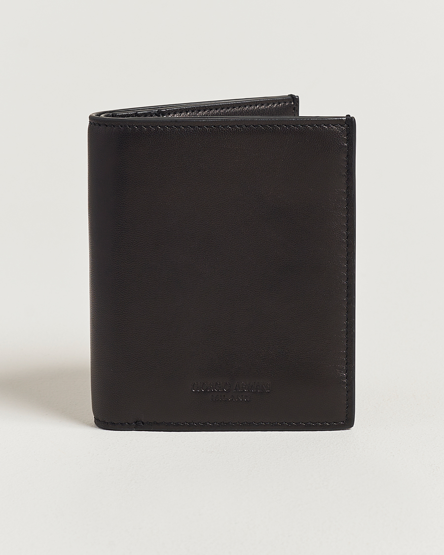 Herr | Giorgio Armani Nappa Leather Wallet Black | Giorgio Armani | Nappa Leather Wallet Black