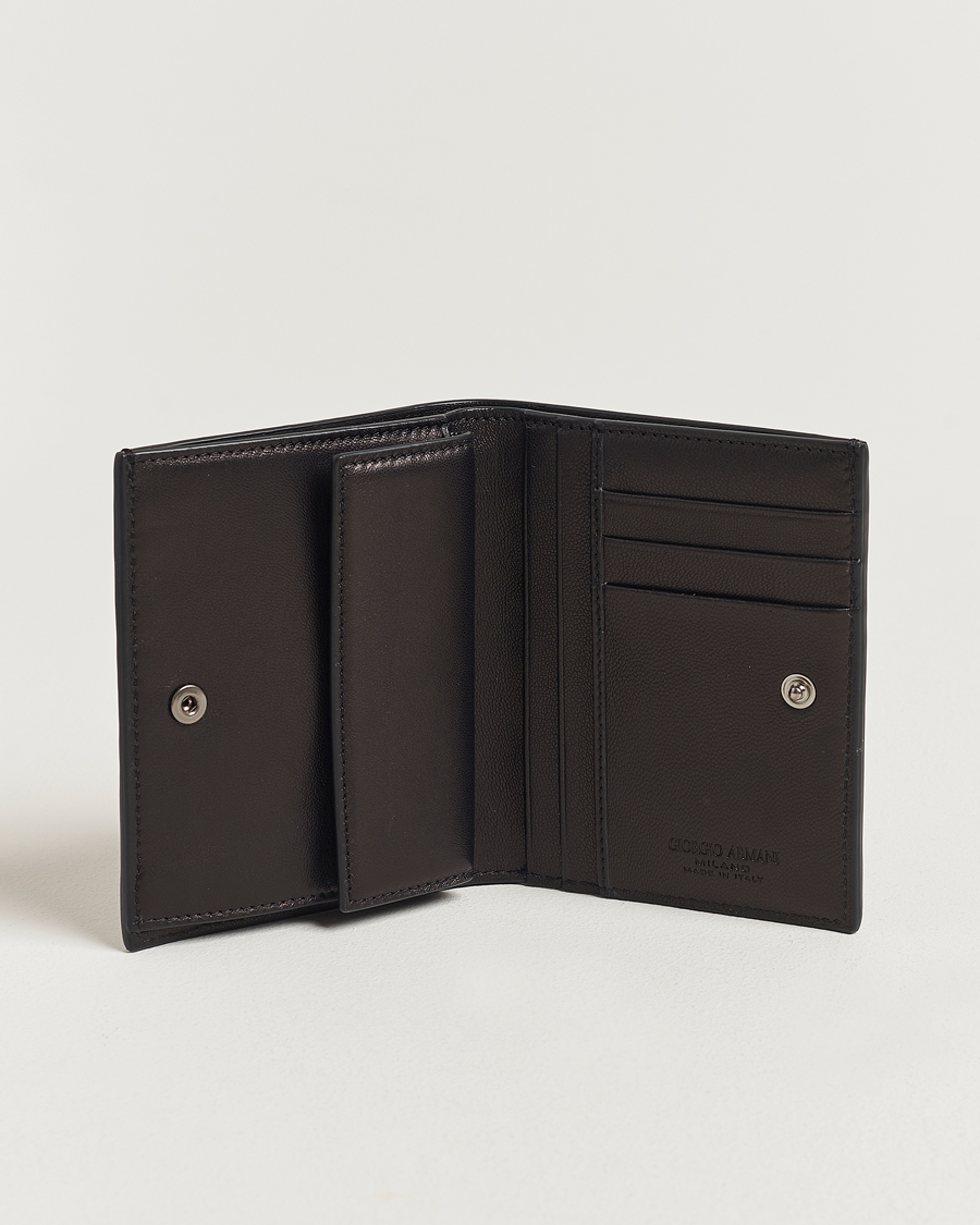 Herr | Giorgio Armani Nappa Leather Wallet Black | Giorgio Armani | Nappa Leather Wallet Black