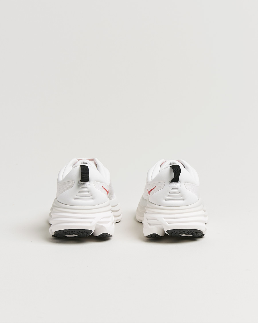 Herr | Hoka Bondi 8 White/Vermillion | Hoka | Bondi 8 White/Vermillion