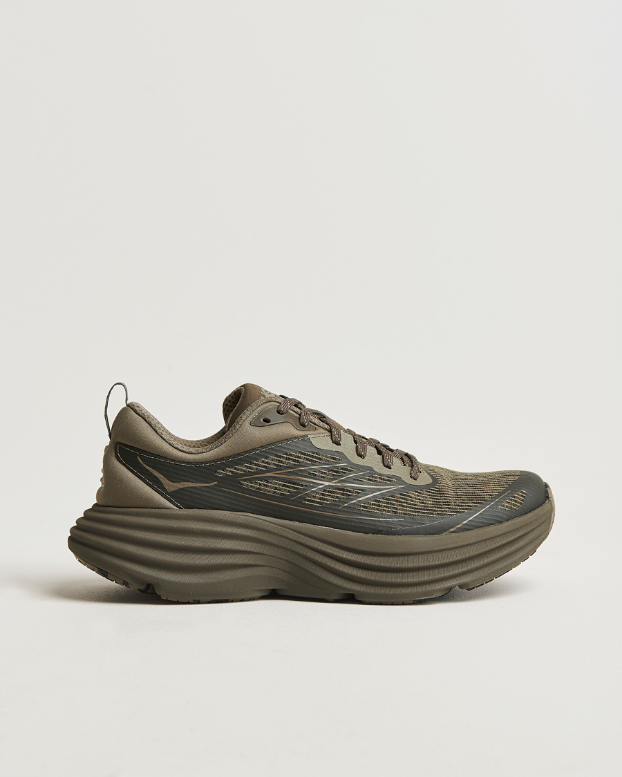 Herr | Hoka Stealth/Tech Bondi 8 Deep Umber/Black | Hoka | Stealth/Tech Bondi 8 Deep Umber/Black