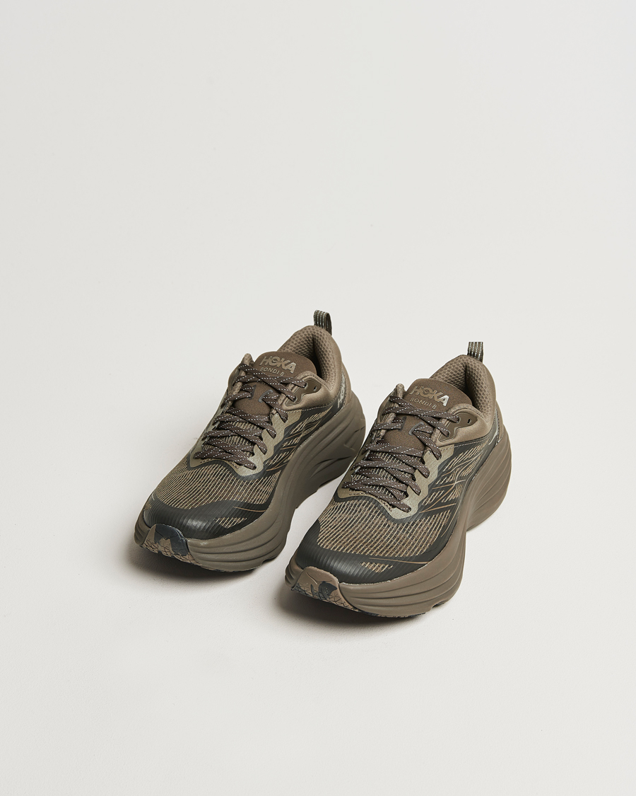 Herr | Hoka Stealth/Tech Bondi 8 Deep Umber/Black | Hoka | Stealth/Tech Bondi 8 Deep Umber/Black