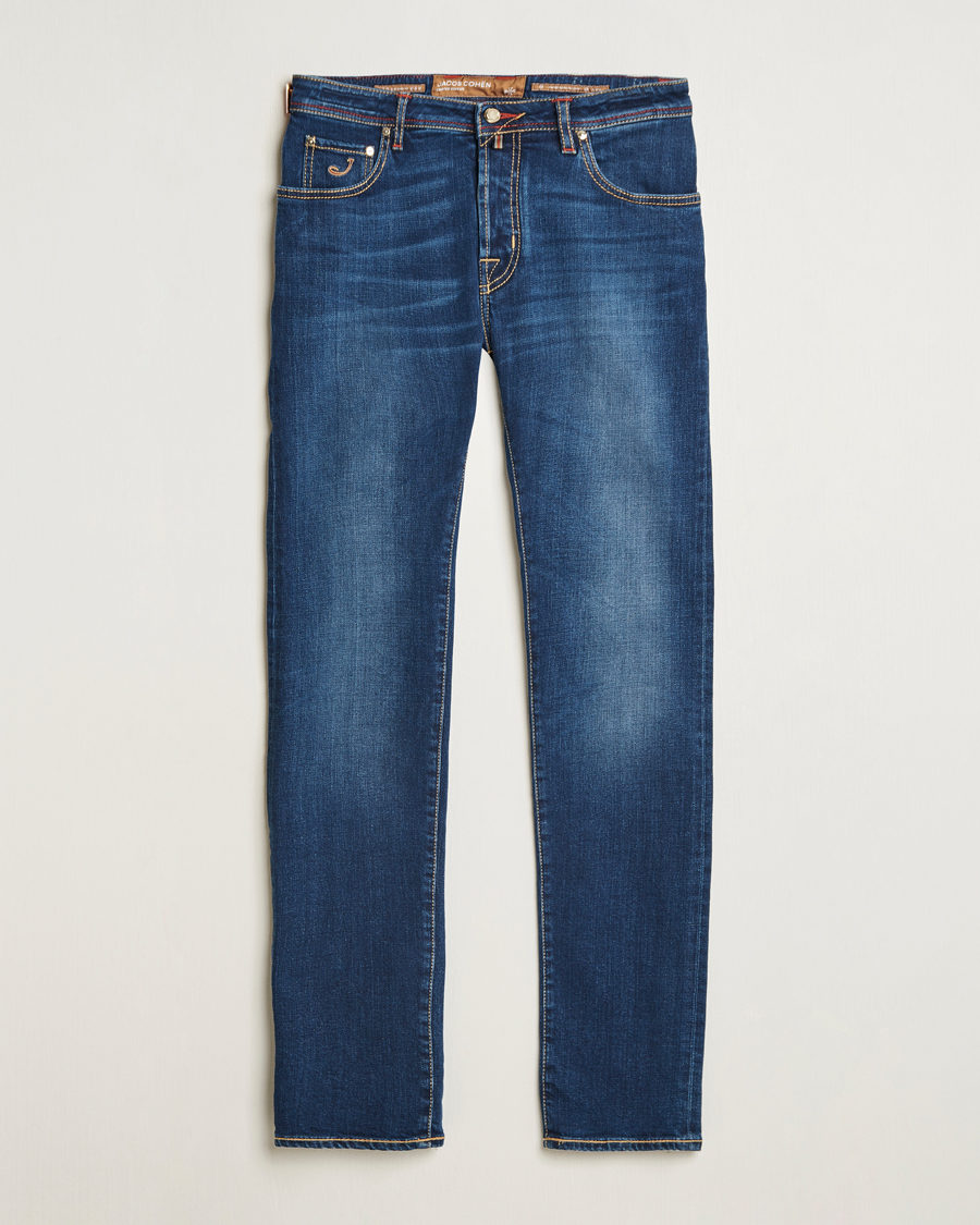 Herr | Jeans | Jacob Cohën | Nick Limited Edition Slim Fit Jeans Mid Blue
