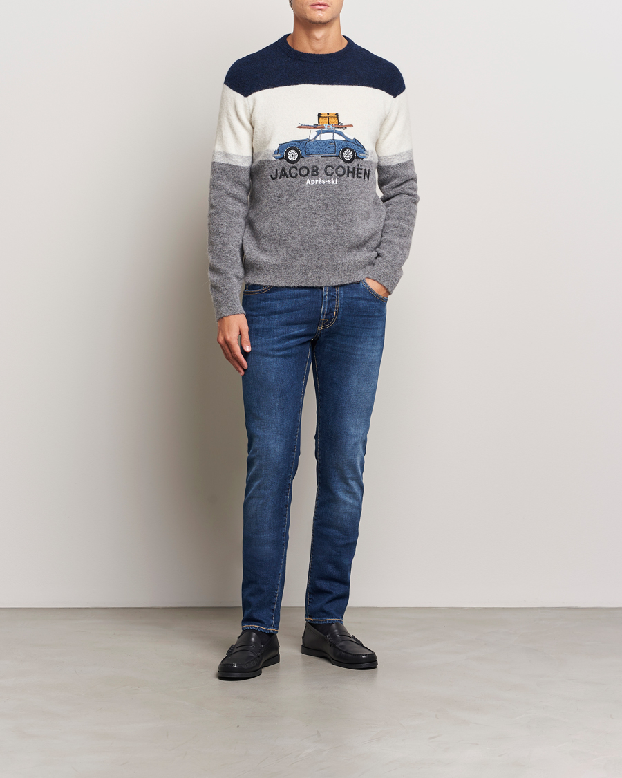 Herr | Jeans | Jacob Cohën | Nick Limited Edition Slim Fit Jeans Mid Blue