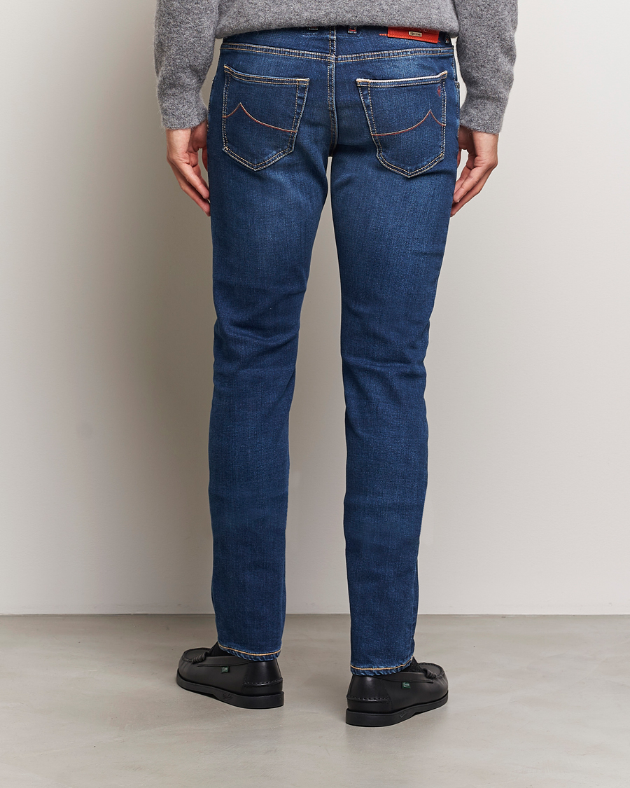 Herr | Jeans | Jacob Cohën | Nick Limited Edition Slim Fit Jeans Mid Blue