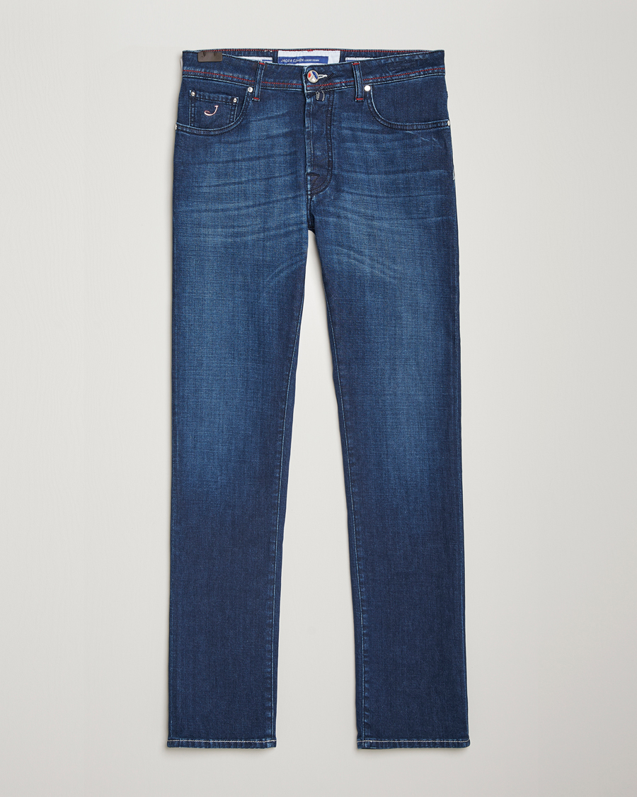 Herr | Jeans | Jacob Cohën | Bard Paris Slim Fit Stretch Jeans Blue