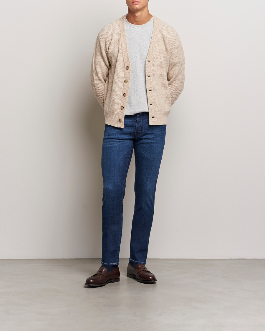 Herr | Jeans | Jacob Cohën | Bard Paris Slim Fit Stretch Jeans Blue