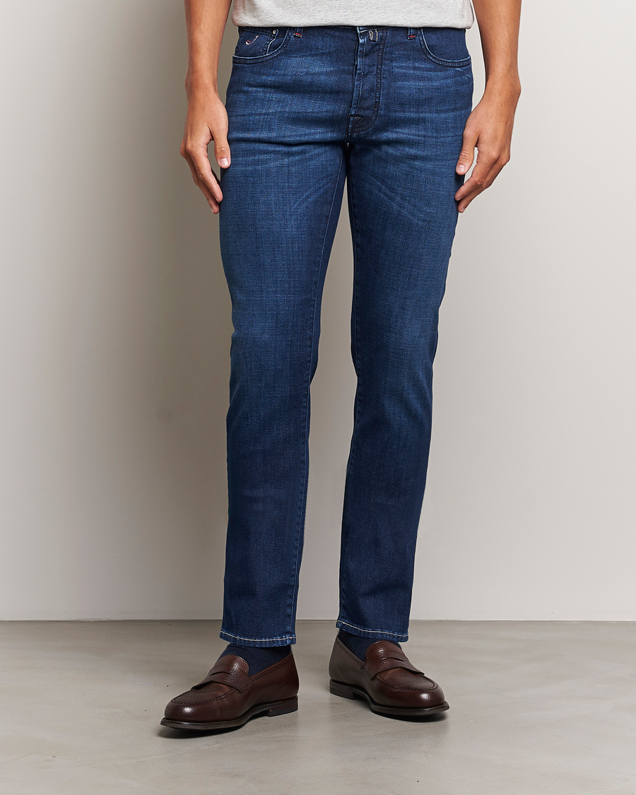 Herr | Jeans | Jacob Cohën | Bard Paris Slim Fit Stretch Jeans Blue