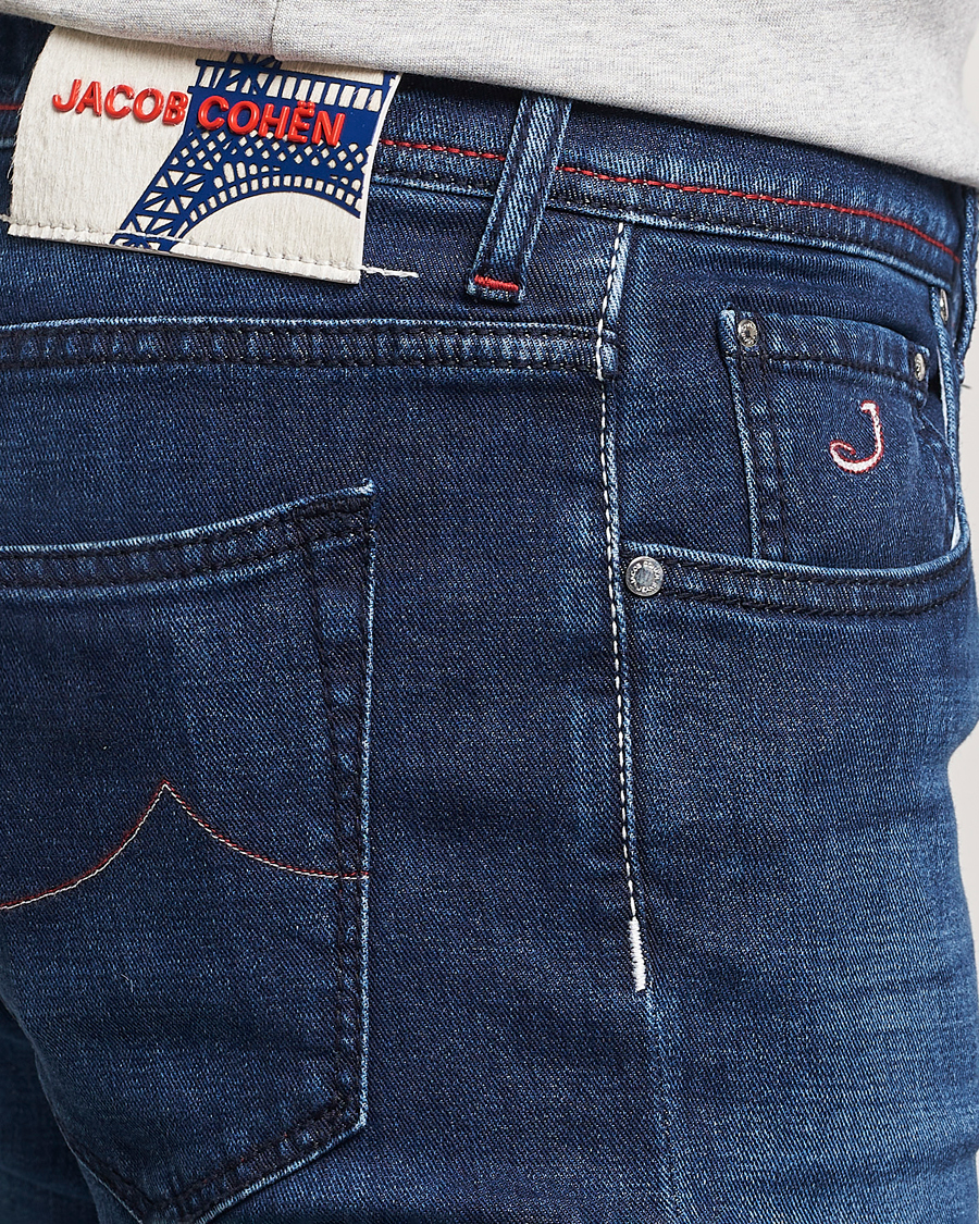 Herr | Jeans | Jacob Cohën | Bard Paris Slim Fit Stretch Jeans Blue