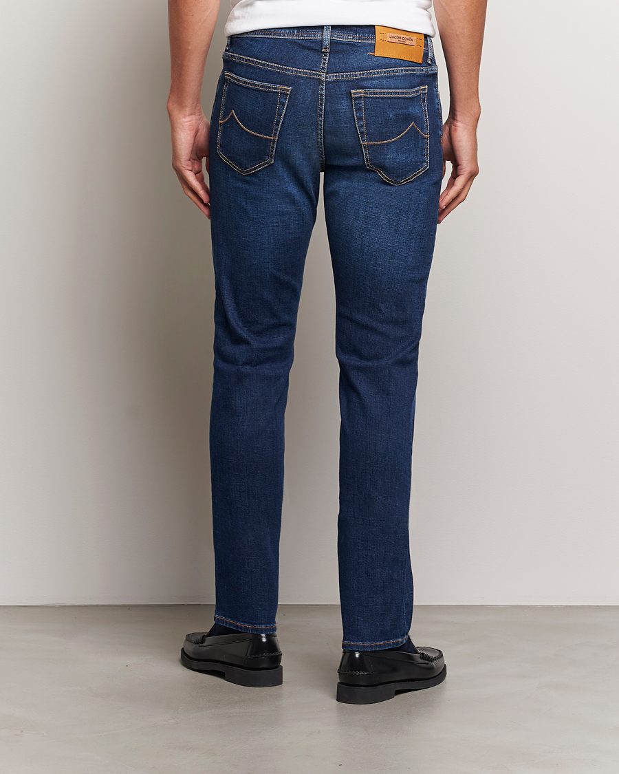 Herr | Jeans | Jacob Cohën | Bard Slim Fit Stretch Jeans Mid Blue