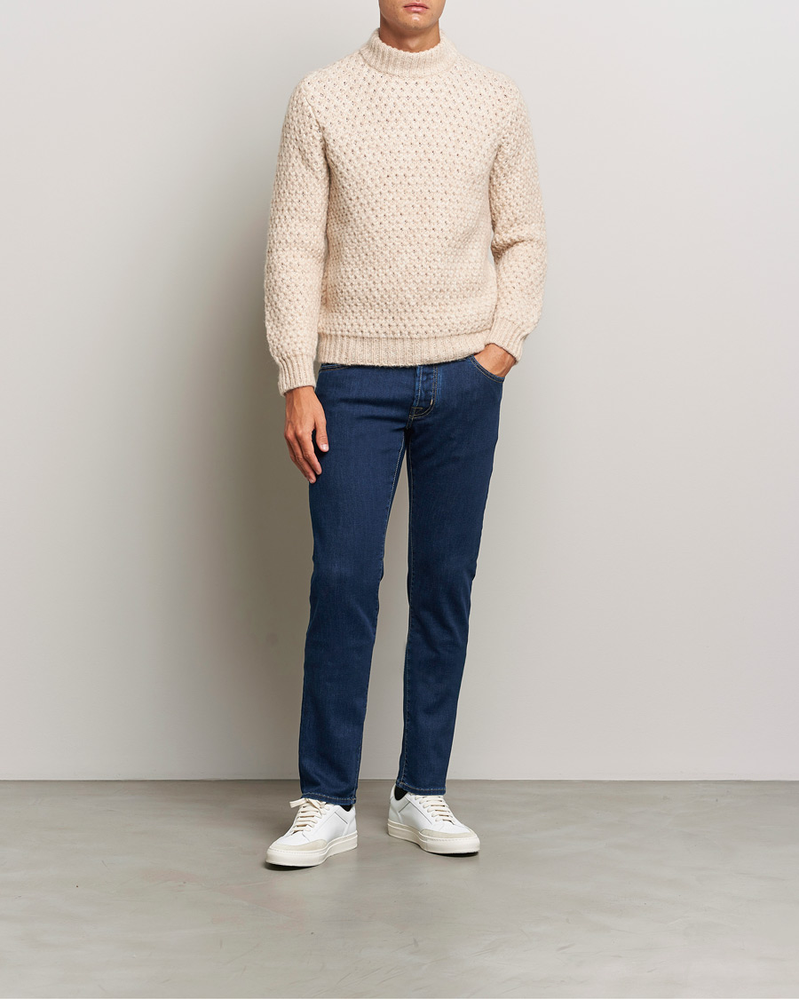 Herr | Jeans | Jacob Cohën | Nick Slim Fit Streatch Jeans Dark Blue