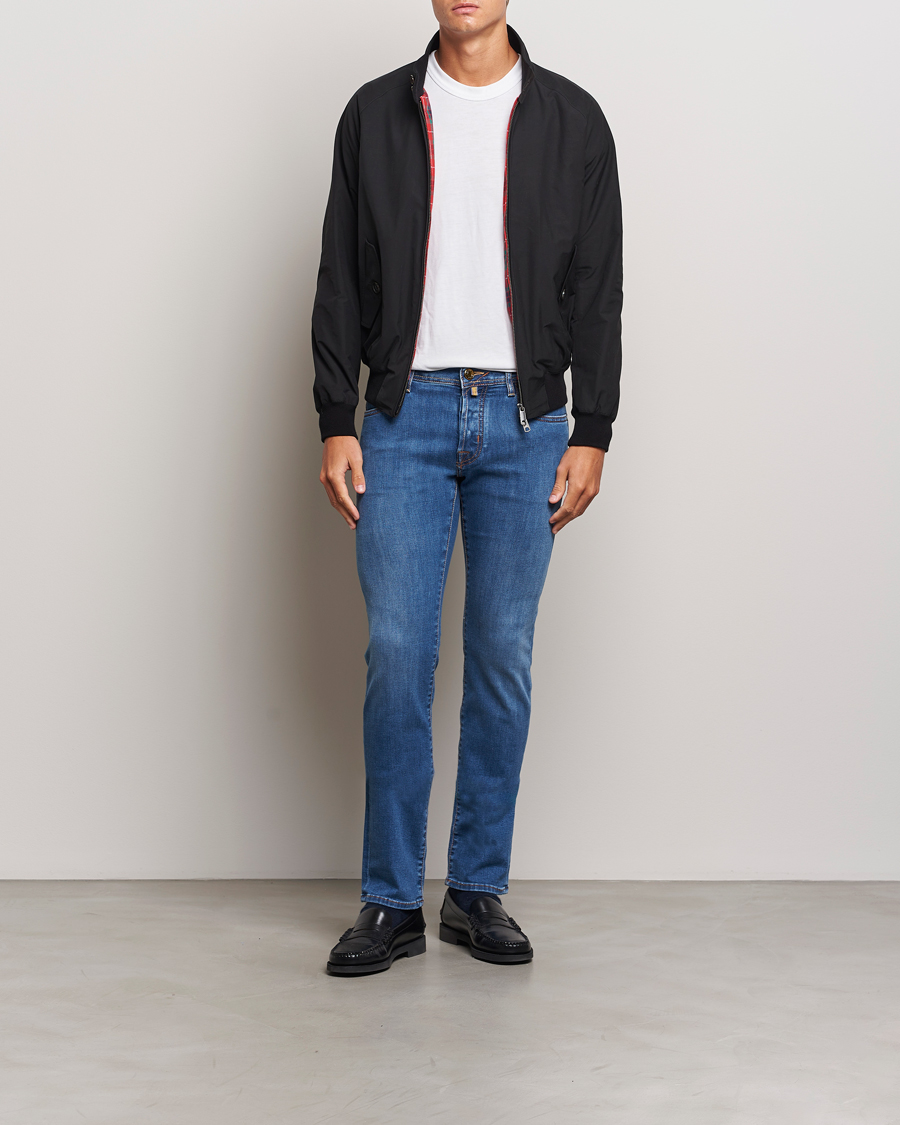 Herr | Jeans | Jacob Cohën | Nick Slim Fit Streatch Jeans Light Blue