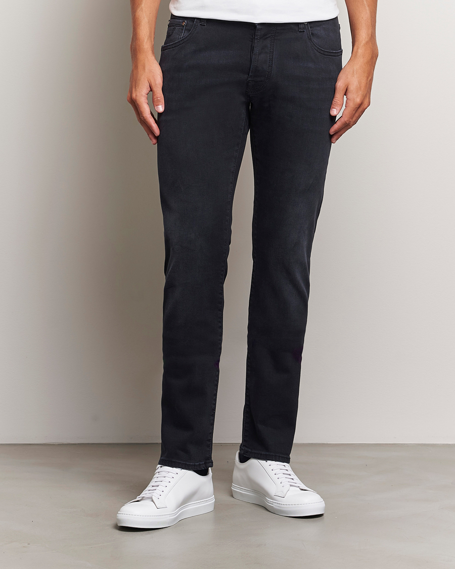 Herr | Jeans | Jacob Cohën | Nick Slim Fit Stretch Jeans Grey