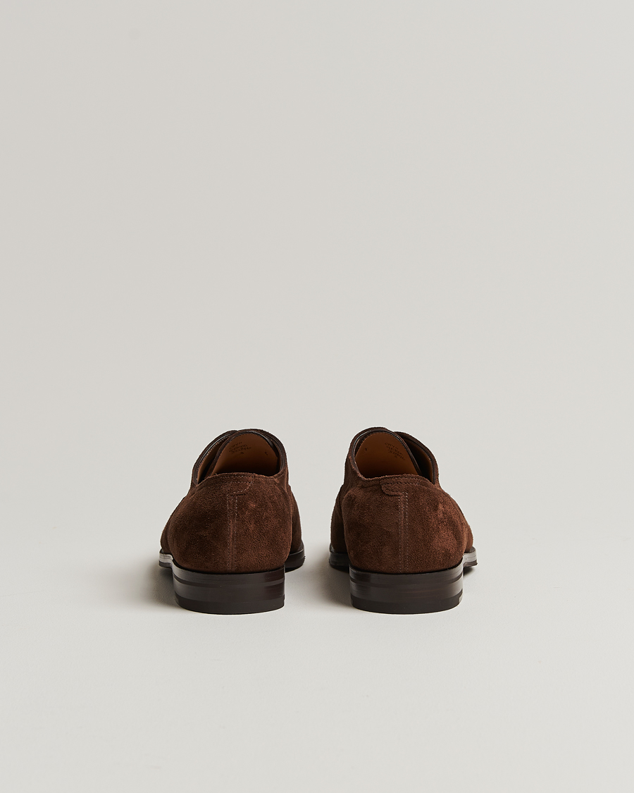 Herr | John Lobb City II Oxford Dark Brown Suede | John Lobb | City II Oxford Dark Brown Suede