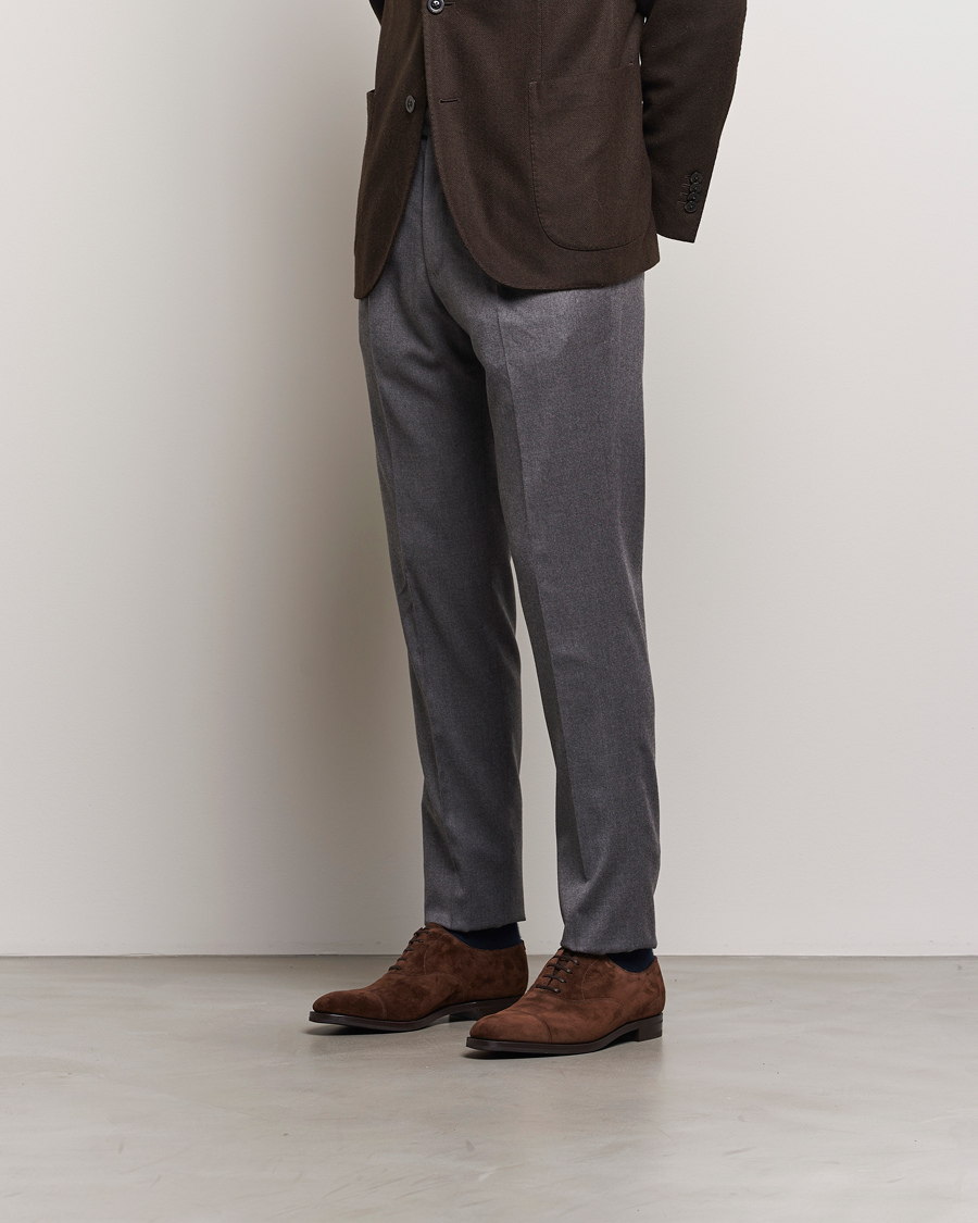 Herr | John Lobb City II Oxford Dark Brown Suede | John Lobb | City II Oxford Dark Brown Suede