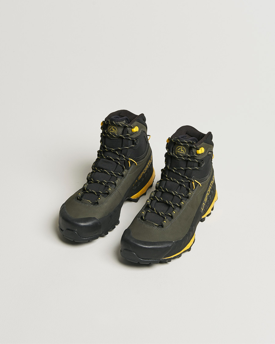 Herr | La Sportiva TX5 Mid GTX Hiking Boots Carbon/Yellow | La Sportiva | TX5 Mid GTX Hiking Boots Carbon/Yellow