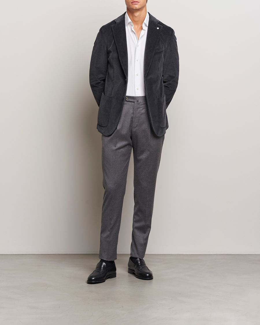 Herr | Kavajer | L.B.M. 1911 | Jack Corduroy Blazer Grey