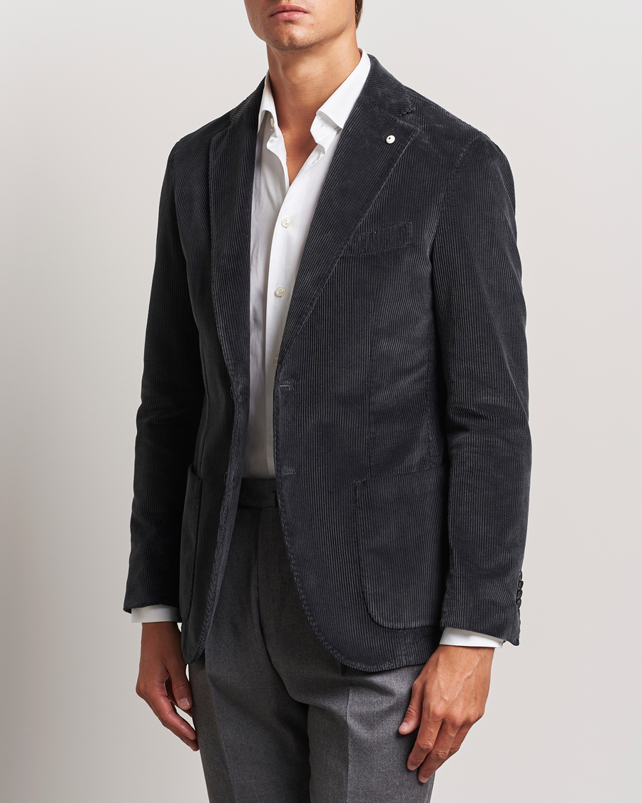 Herr | Kavajer | L.B.M. 1911 | Jack Corduroy Blazer Grey