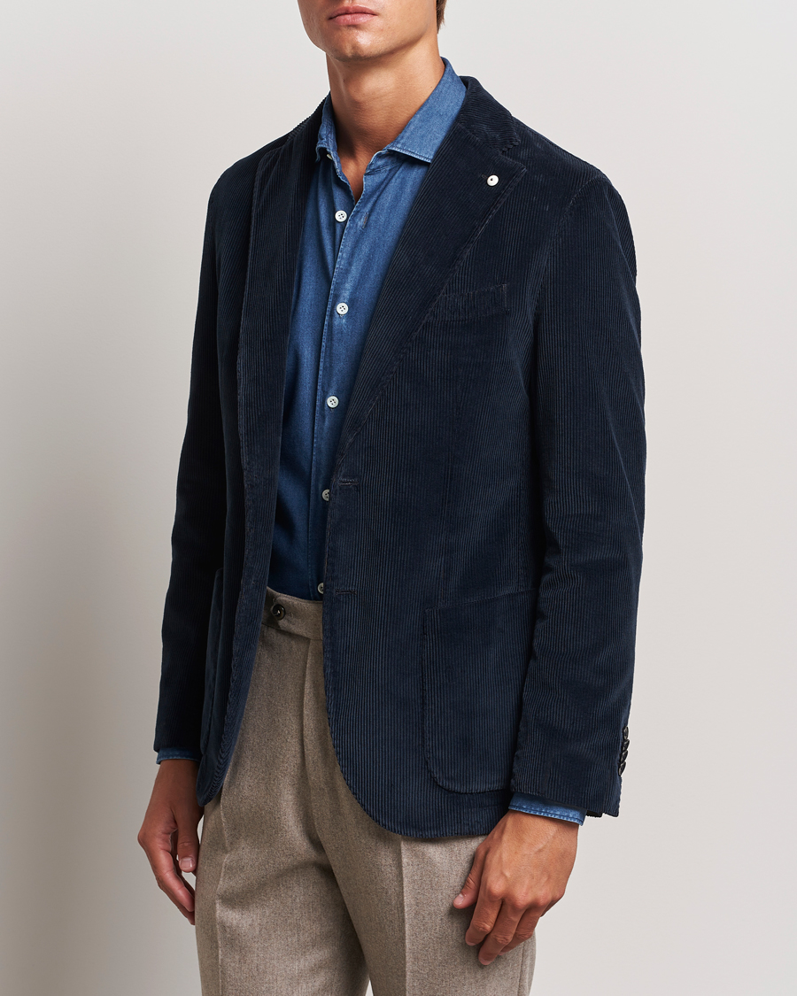 Herr | Kavajer | L.B.M. 1911 | Jack Corduroy Blazer Navy
