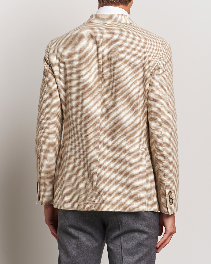 Herr | Kavajer | L.B.M. 1911 | Jack Regular Houndstooth Blazer Beige