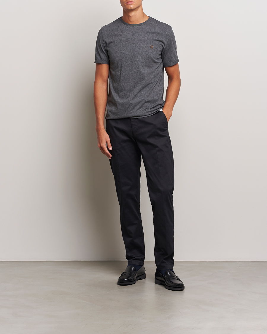 Herr | Byxor | LES DEUX | Como Reg Cotton Pants Black