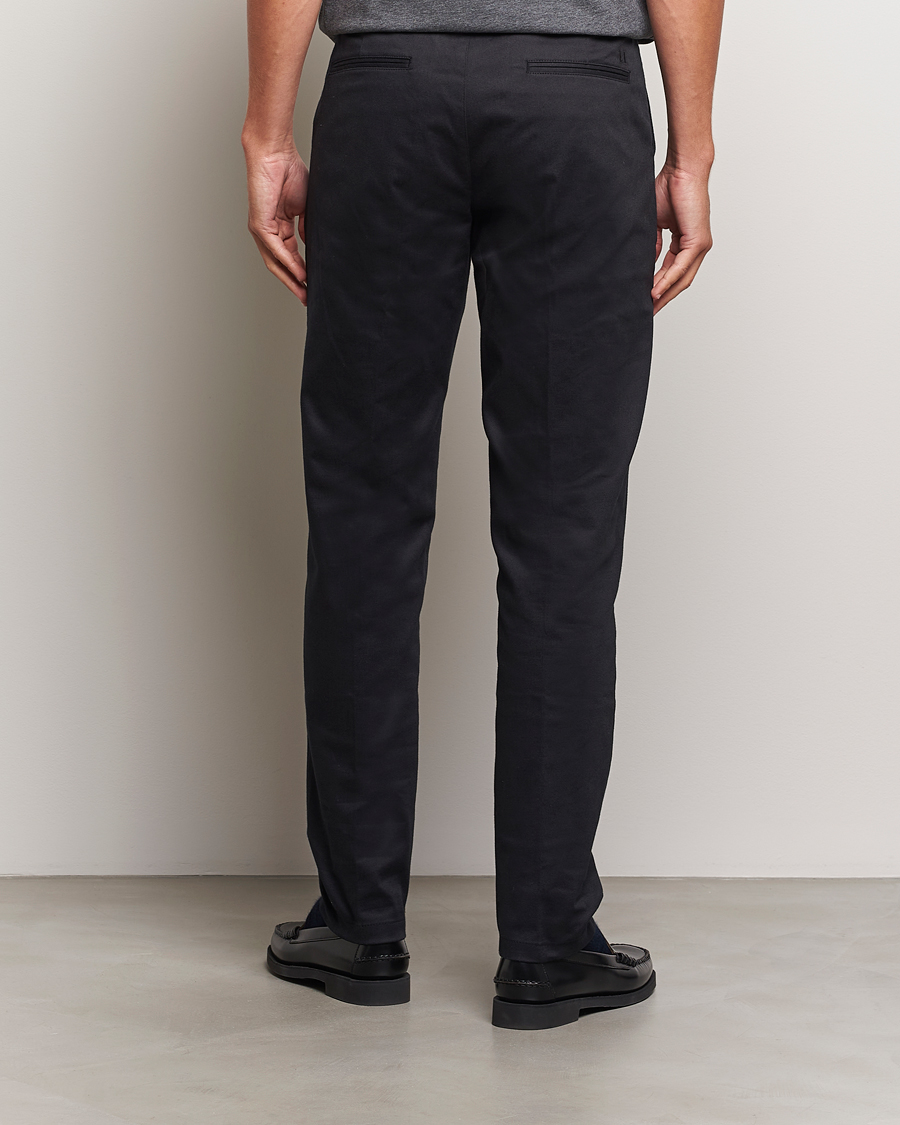 Herr | Byxor | LES DEUX | Como Reg Cotton Pants Black
