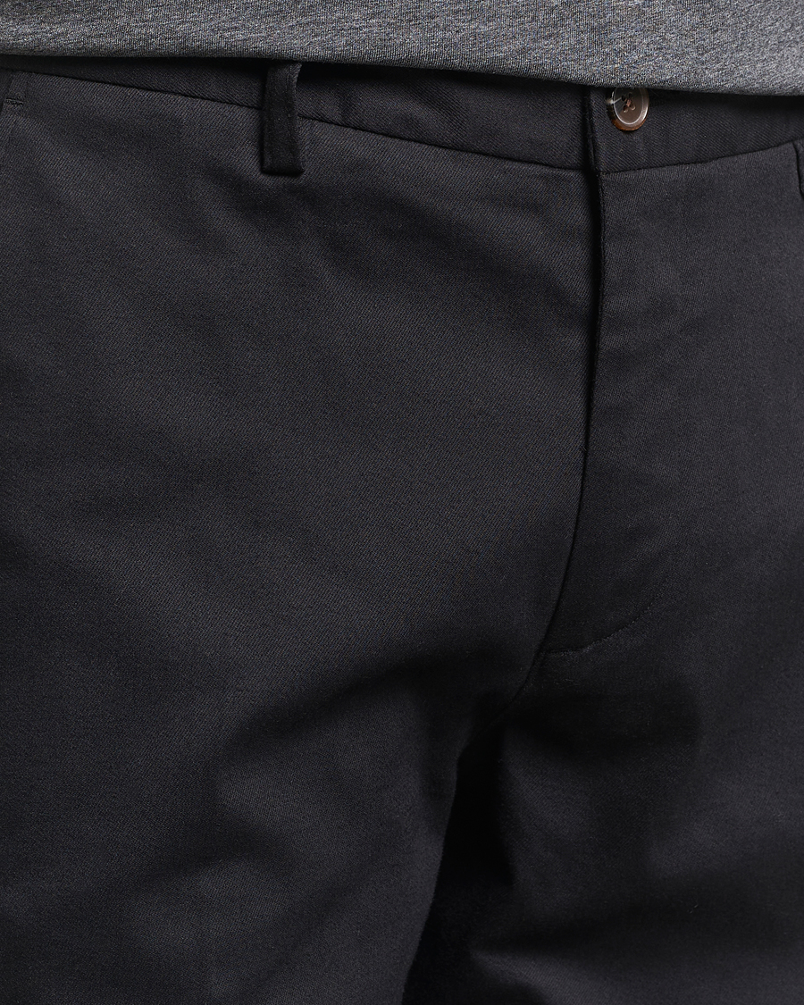 Herr | Byxor | LES DEUX | Como Reg Cotton Pants Black