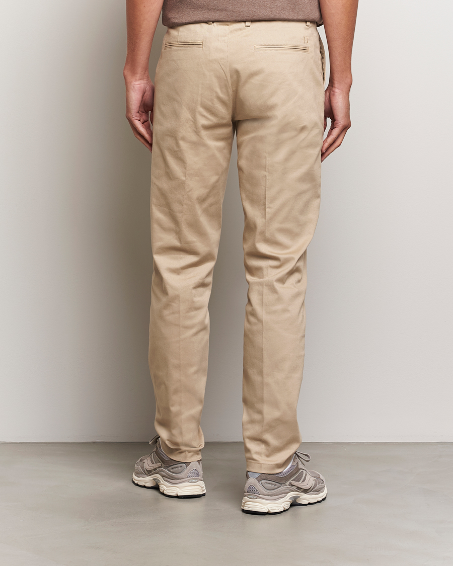 Herr | Byxor | LES DEUX | Como Reg Cotton Pants Dark Sand