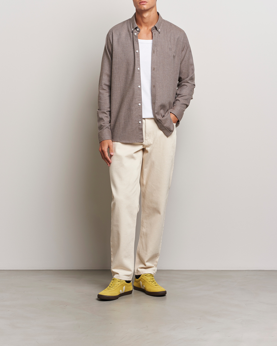 Herr | Skjortor | LES DEUX | Dessert Reg Shirt Mountain Grey Melange