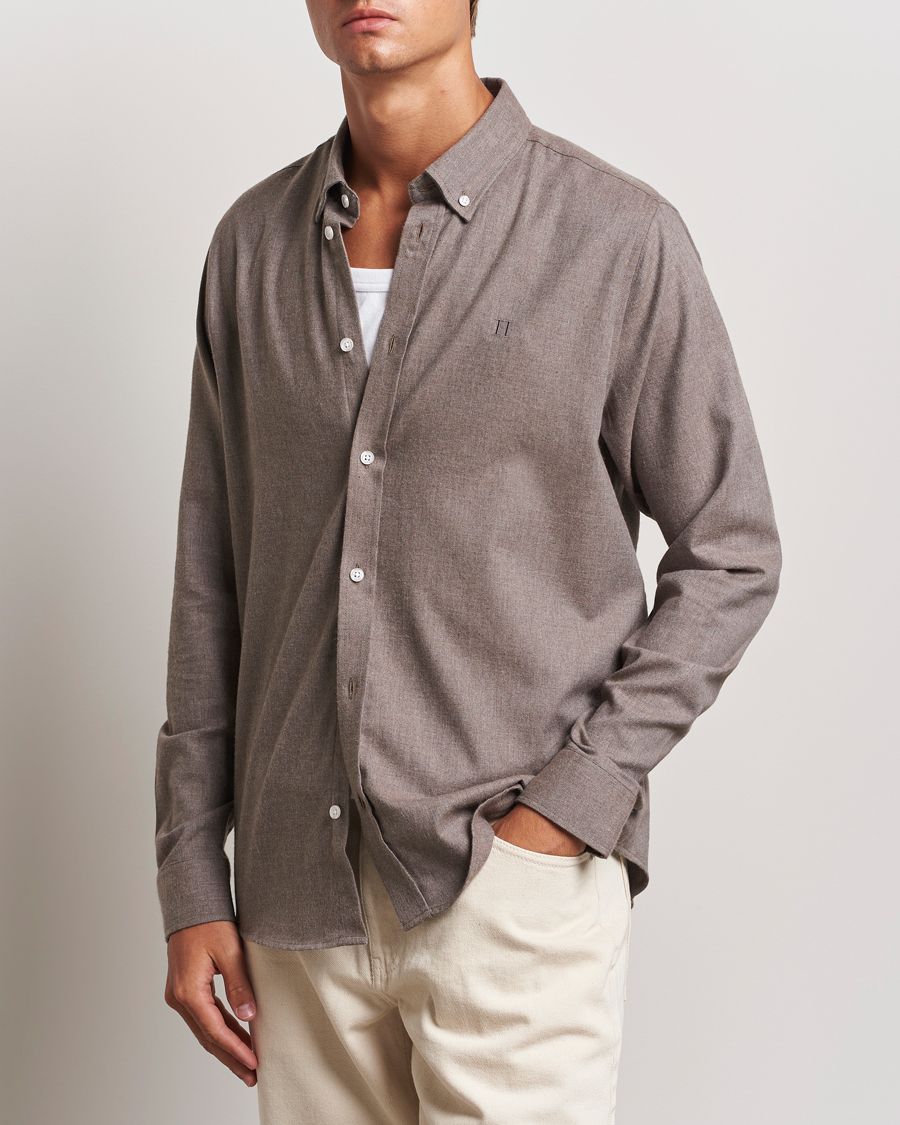 Herr | Skjortor | LES DEUX | Dessert Reg Shirt Mountain Grey Melange