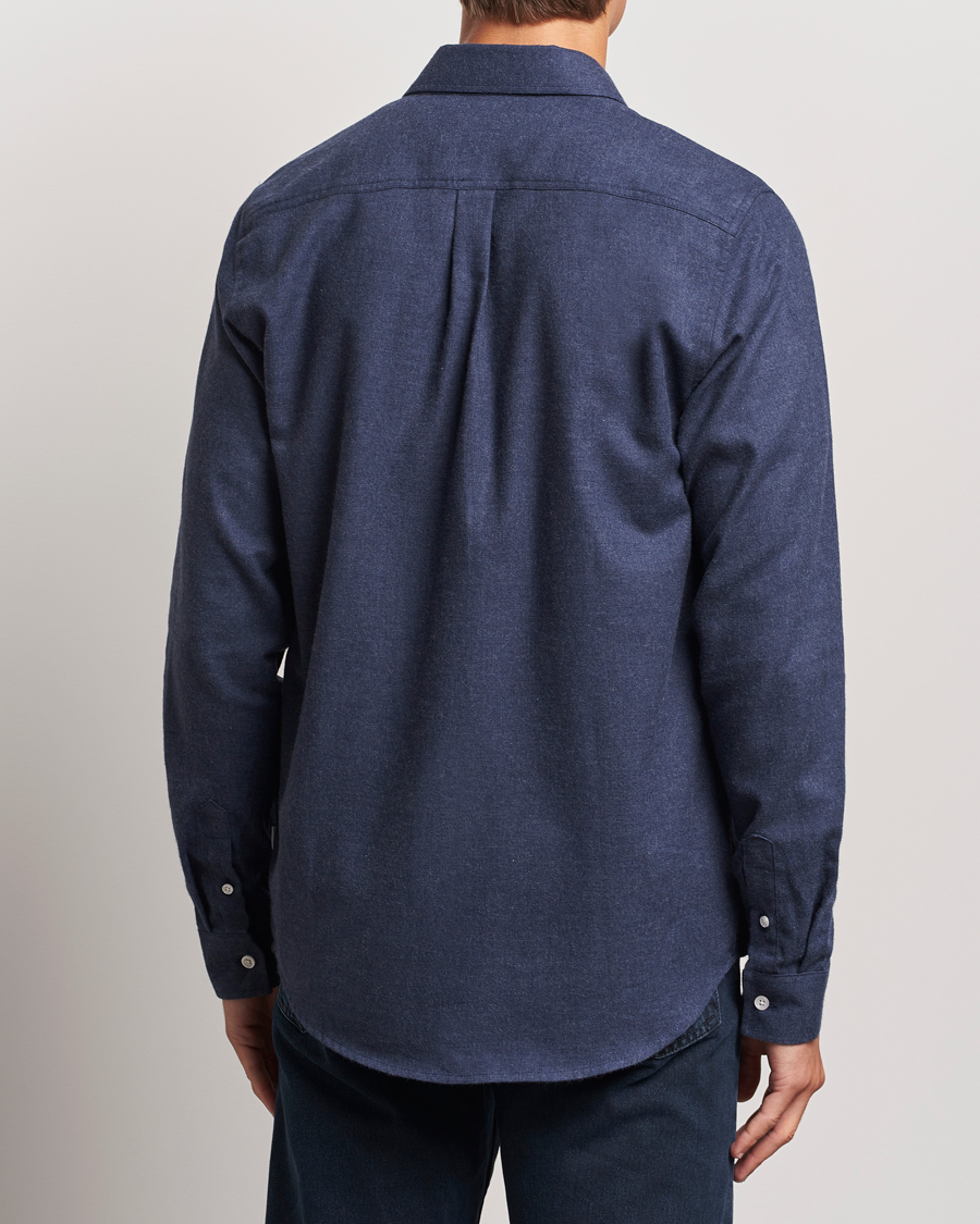 Herr | Skjortor | LES DEUX | Dessert Reg Shirt Dark Navy Melange