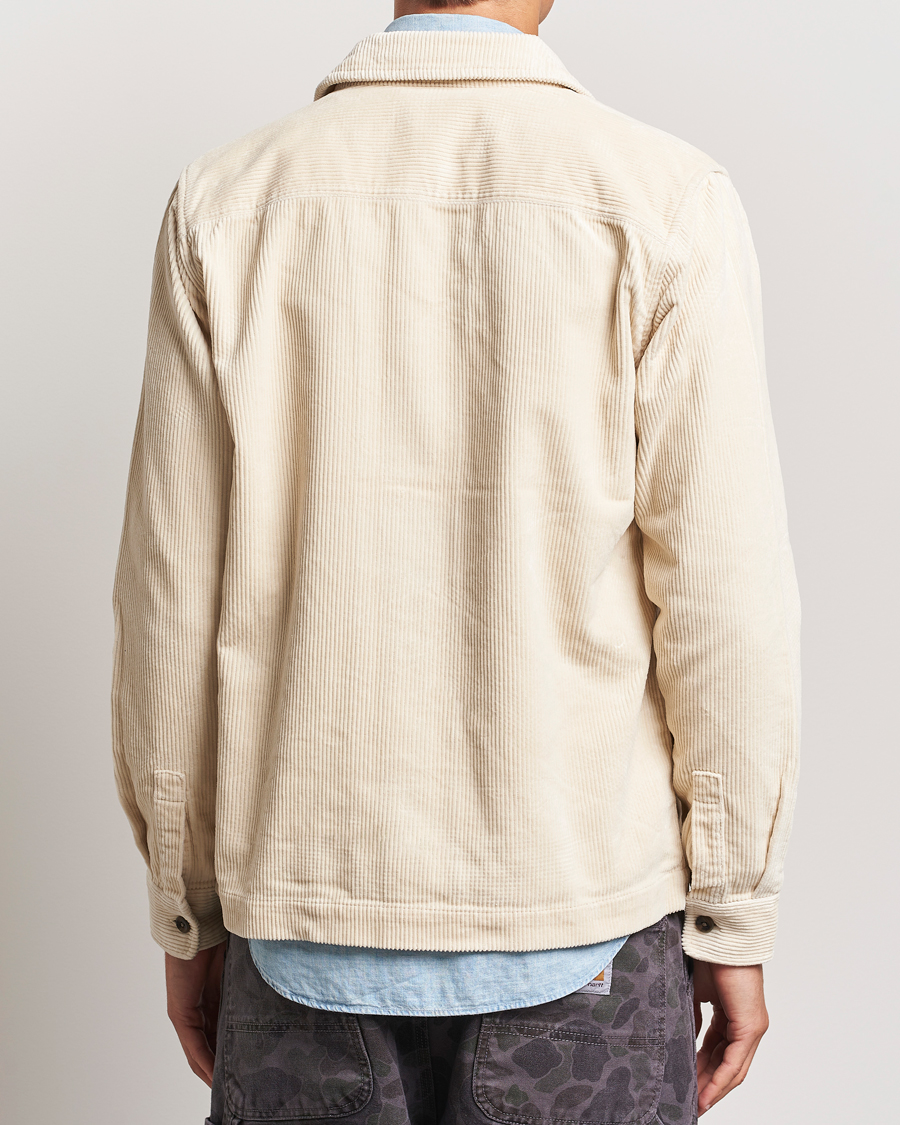 Herr | Skjortor | LES DEUX | Layton Corduroy Overshirt Ivory