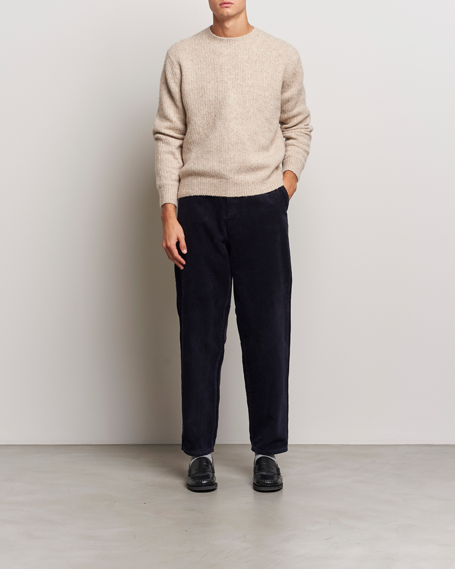 Herr | Byxor | LES DEUX | Kody Heavy Corduroy Pants Dark Navy
