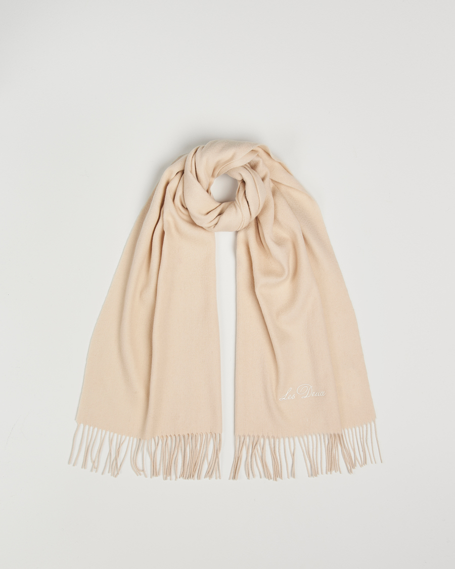 Herr | Les Deux Wayne Wool Scarf Ivory | LES DEUX | Wayne Wool Scarf Ivory