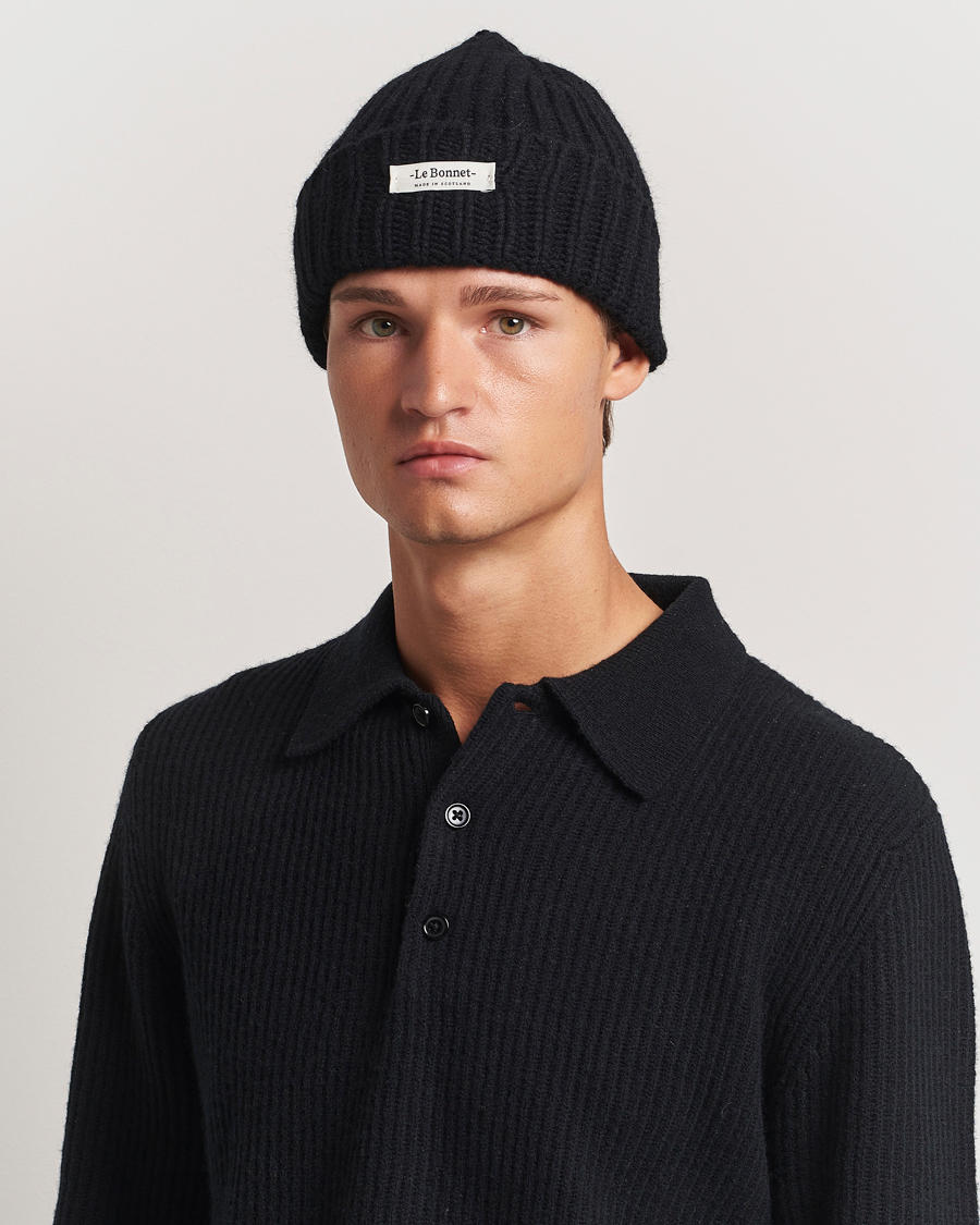 Herr | Mössor | Le Bonnet | Le Grand Logo Onyx