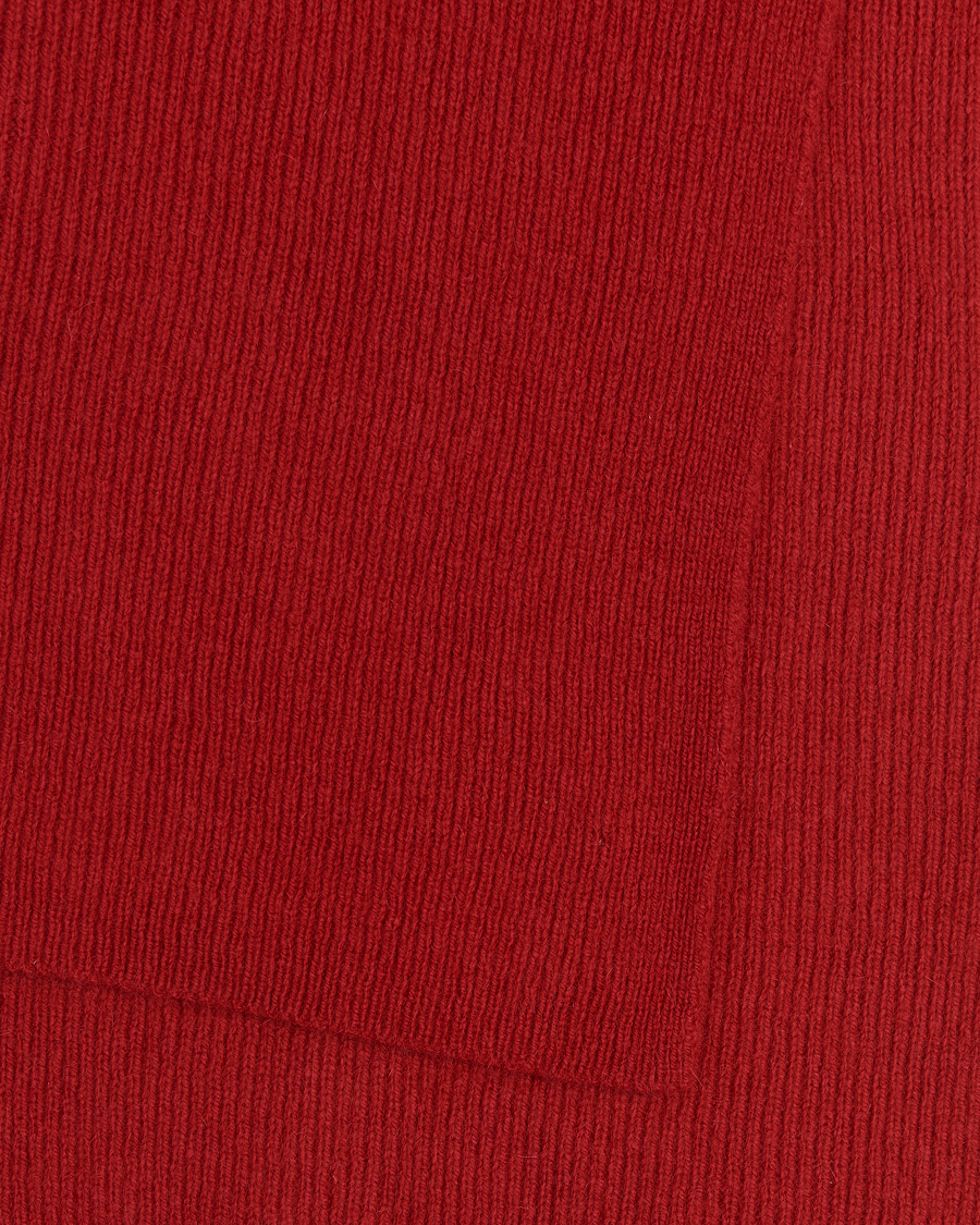 Herr | Halsdukar | Le Bonnet | Lambswool/Caregora Scarf Framboise