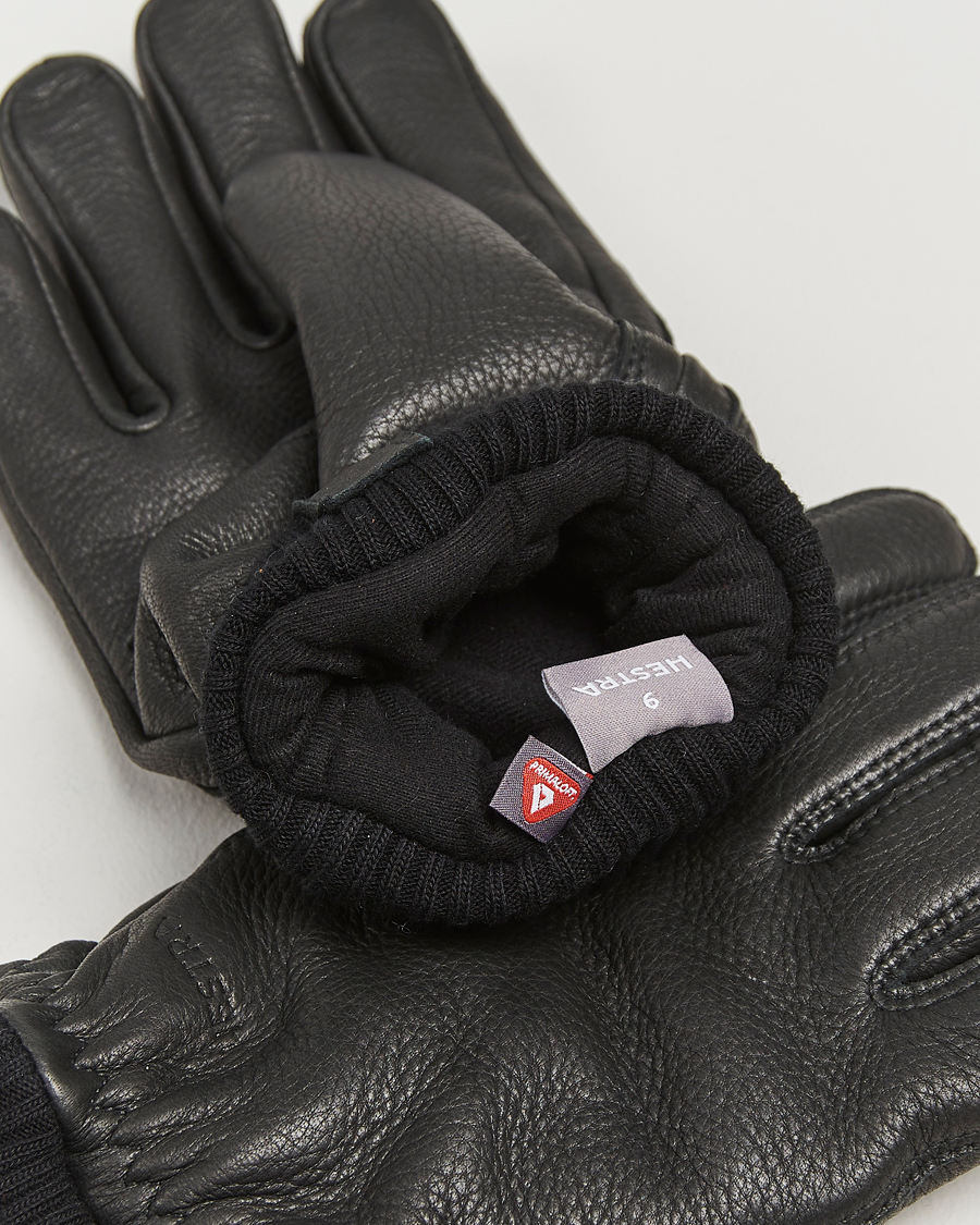 Herr | Handskar | Hestra | Tore Deerskin Primaloft Lined Glove Black