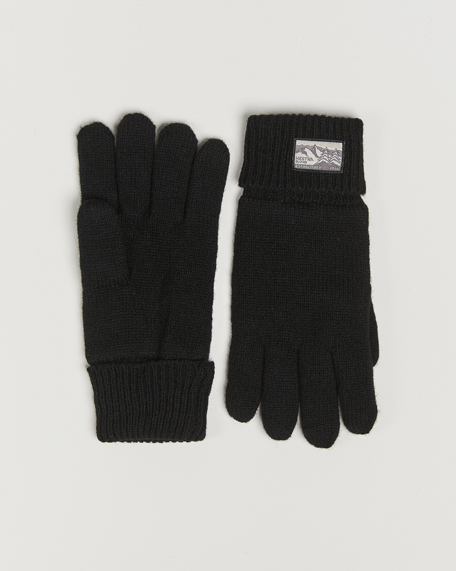 Herr | Handskar | Hestra | Raggwool Glove Black