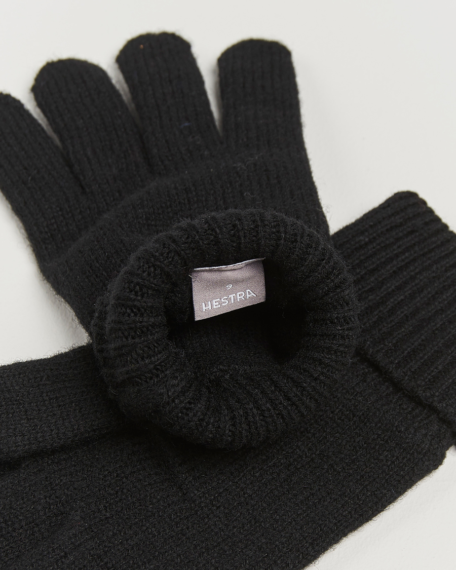 Herr | Handskar | Hestra | Raggwool Glove Black