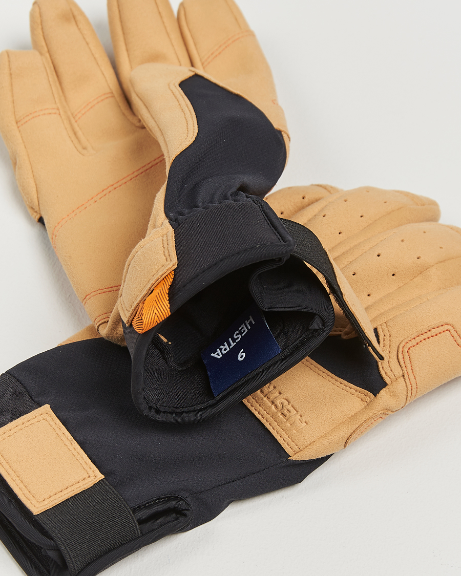 Herr | Handskar | Hestra | Climbers Duratan Long Glove Black/Tan