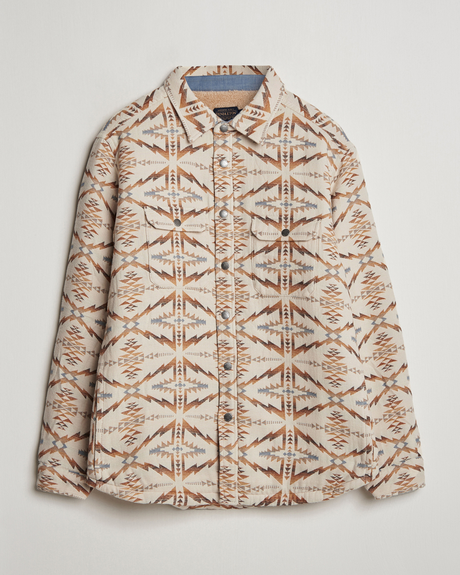 Herr | Jackor | Pendleton | Bay City Teddy Lined Shirt Jacket Trapper Peak
