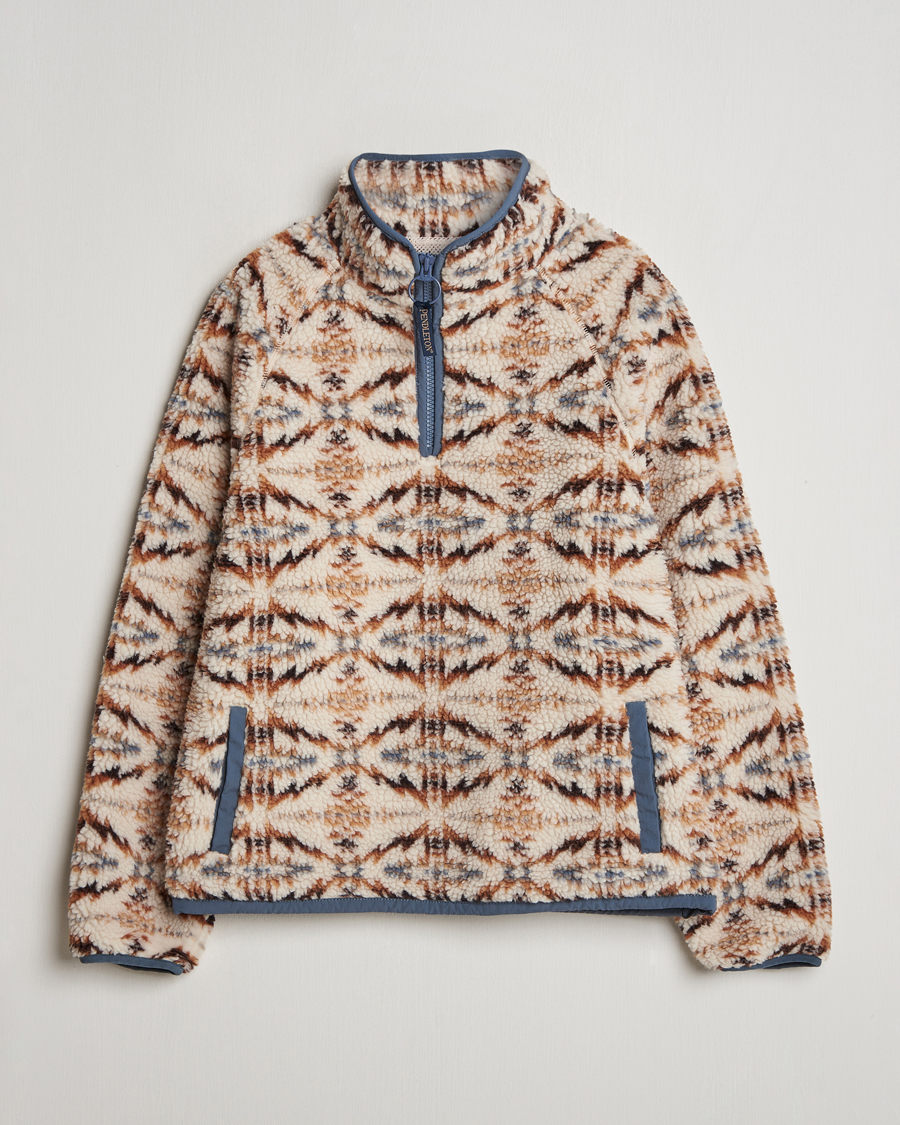 Herr | Tröjor | Pendleton | Pullover Half Zip Fleece Trapper Peak