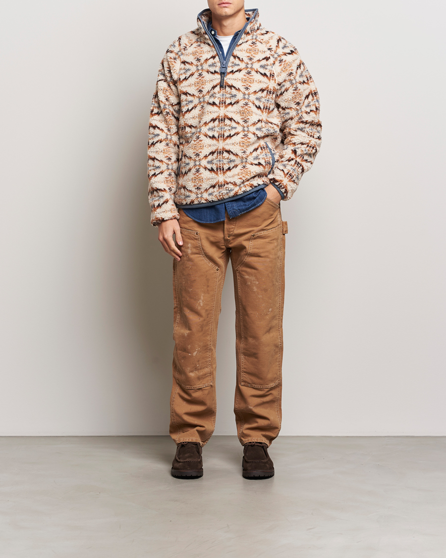 Herr | Tröjor | Pendleton | Pullover Half Zip Fleece Trapper Peak