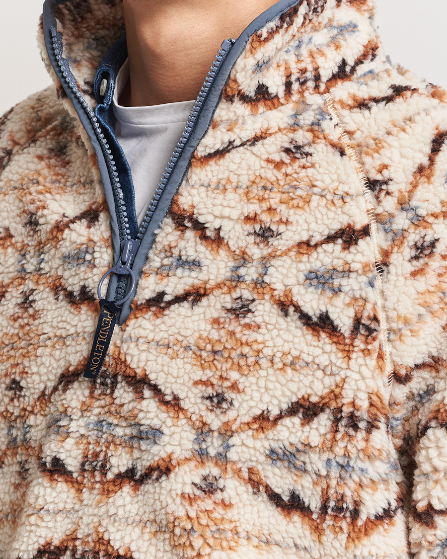 Herr | Tröjor | Pendleton | Pullover Half Zip Fleece Trapper Peak