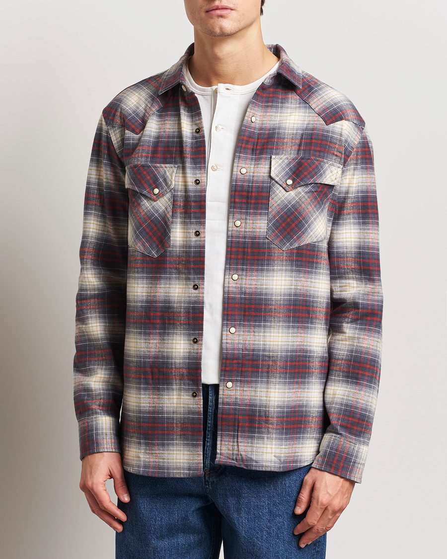 Herr | Skjortor | Pendleton | Wyatt Flannel Shirt Navy Plaid