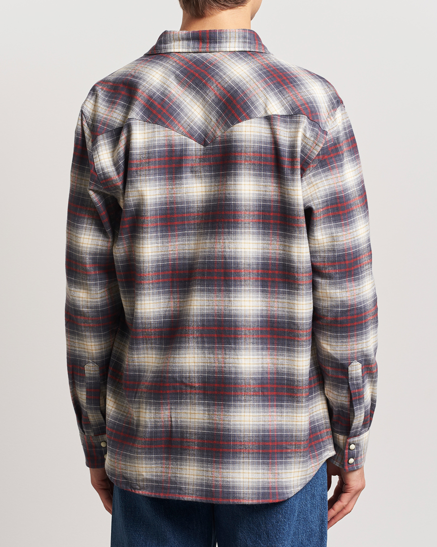 Herr | Skjortor | Pendleton | Wyatt Flannel Shirt Navy Plaid