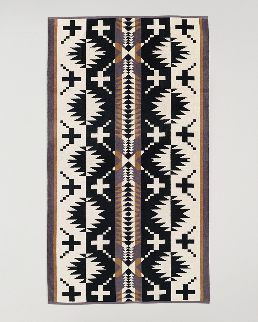 Herr | Pendleton Jacquard Spa Towel Spider Rock Black | Pendleton | Jacquard Spa Towel Spider Rock Black