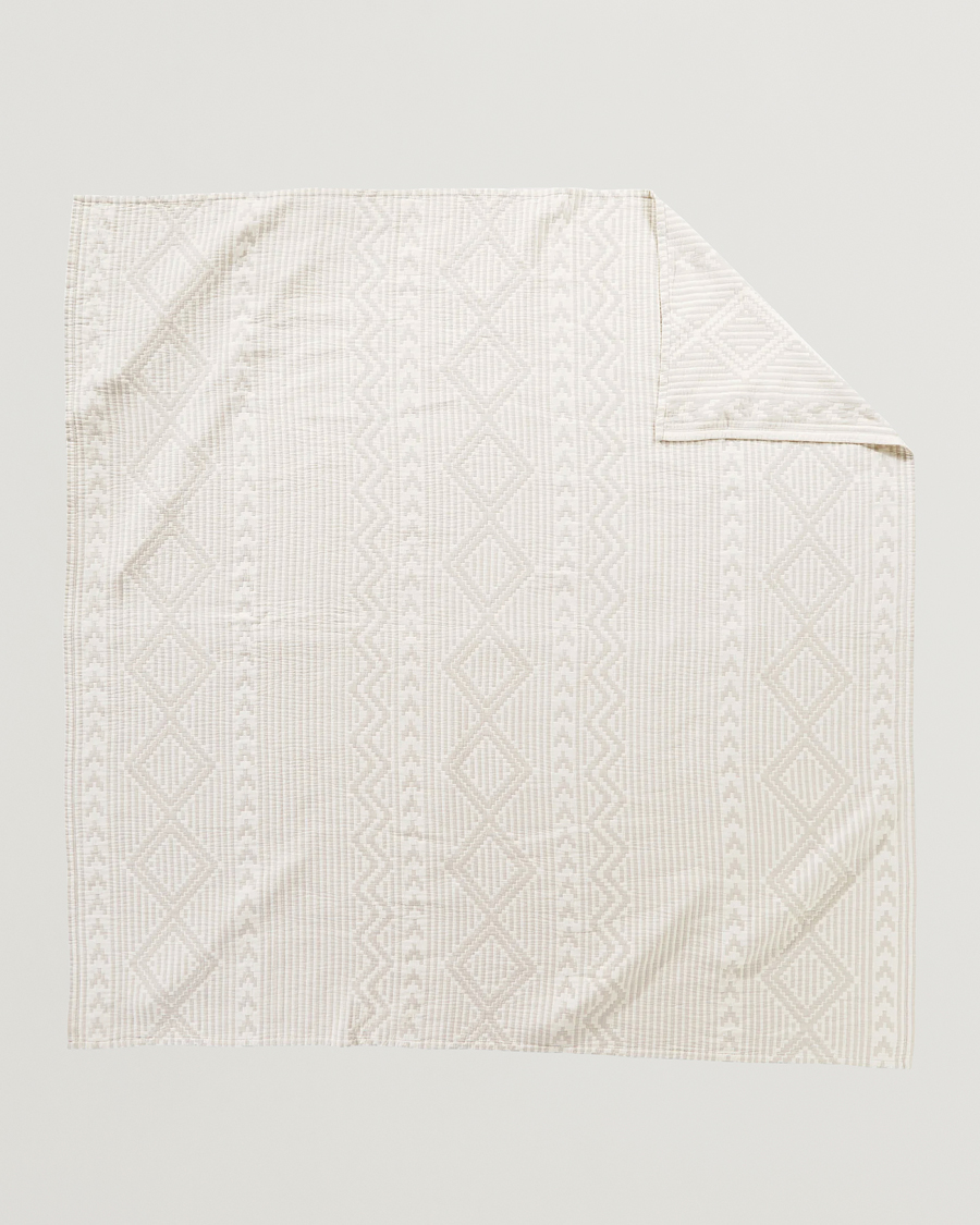 Herr | Textilier | Pendleton | Organic Cotton Matelasse Blanket Ganado