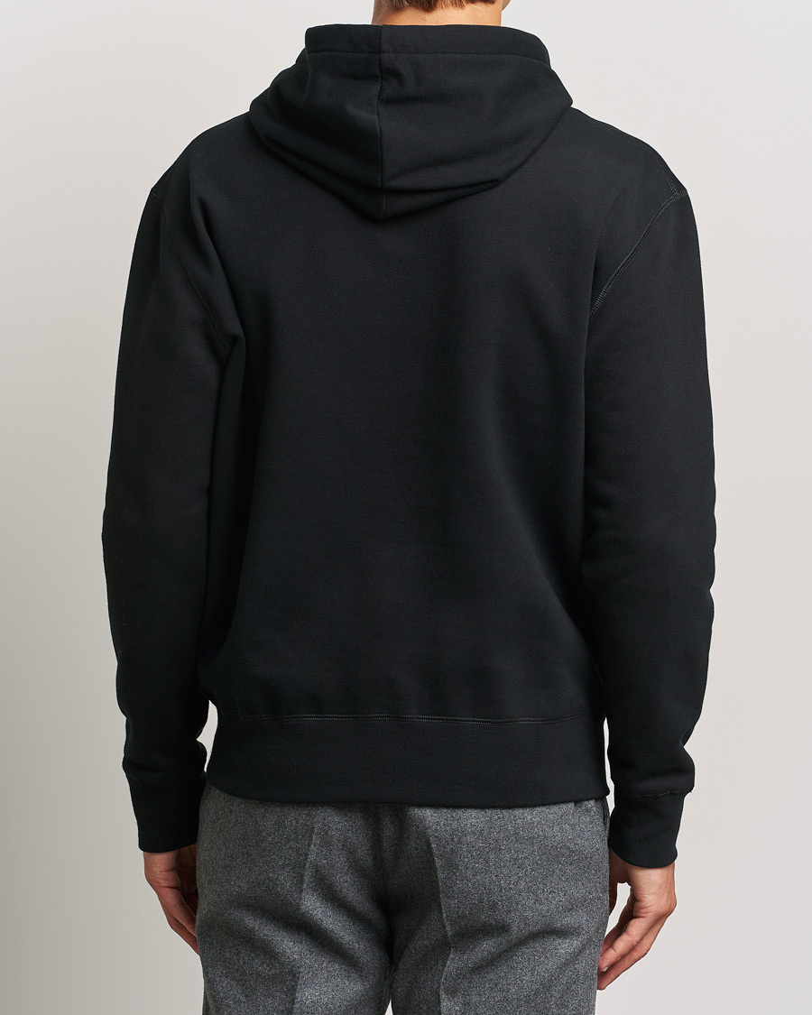 Herr | Tröjor | Ralph Lauren Purple Label | Luxury Fleece Bear Hoodie Black