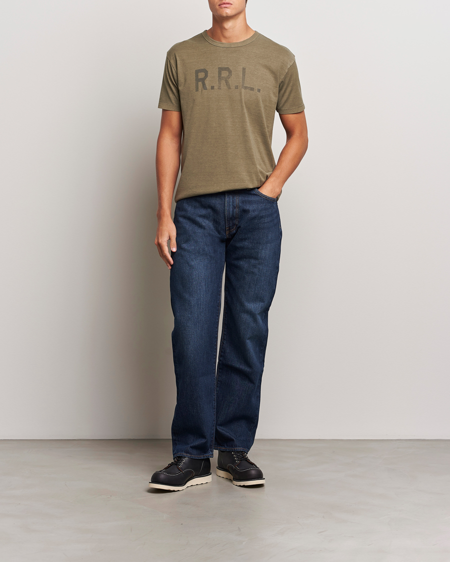Herr | T-Shirts | RRL | Graphic Short Sleeve T-Shirt Olive